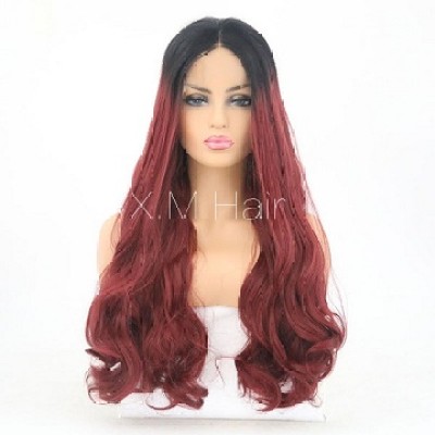 Synthetic Lace Front Wig With Natural Hairline NO.63