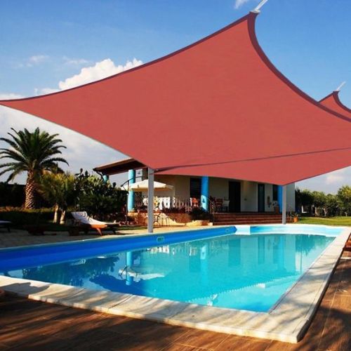 Easy-to-Hang Triangle Sun Shade Sail for Backyard Patio Cover and Awning