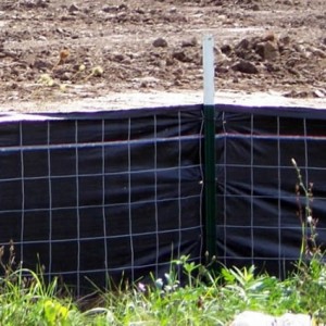 Wire Backed Silt Fence