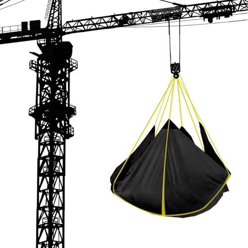 Snow Removal Tarp | Snow Lifting Tarps for Construction Sites 20'x20' and 25'x25'