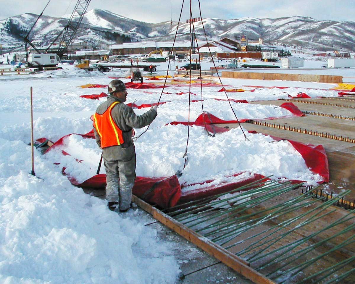 Application of Snow Removal Tarps
