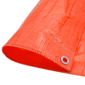 Orange Color PE Tarpaulin 70gsm to 90gsm PE Tarpaulin for Dubai Market