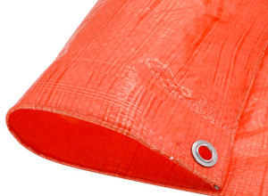 Orange Color PE Tarpaulin 70gsm to 90gsm PE Tarpaulin for Dubai Market