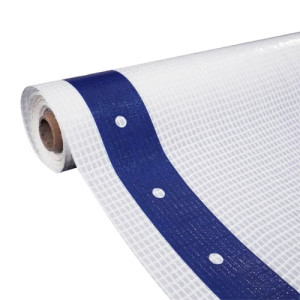 NFPA701 Standard Fire Retardant Reinforced 12 MIL Scaffold Sheeting Leno Tarp