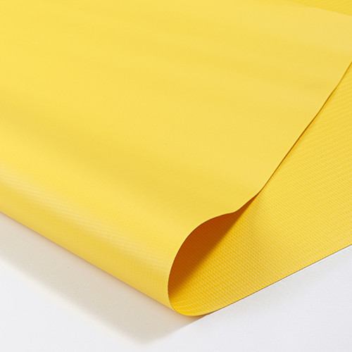 B1 Grade Flame Retardant Yellow Color Air Duct Fabric 600gsm 1300D 9x9