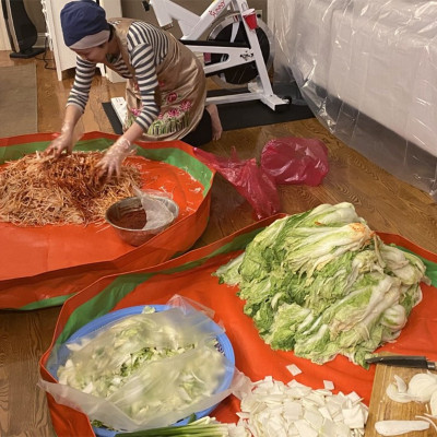 Korea Kimchi Making Mat