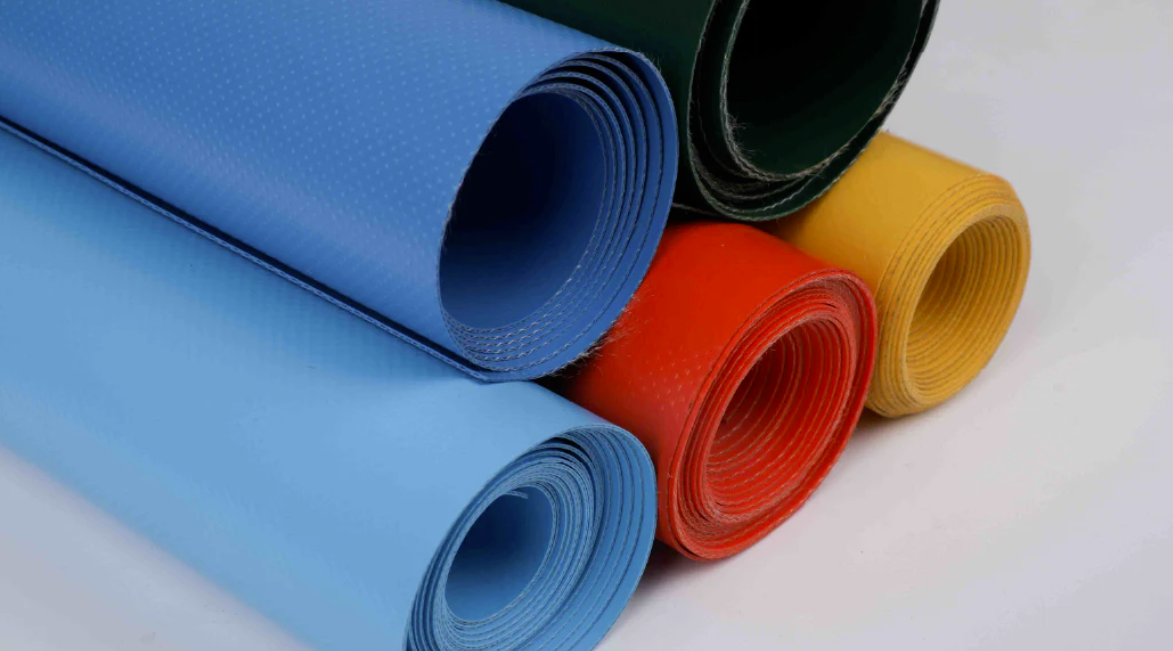 PVC-coated transport fabrics