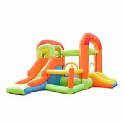 Hot Popular Top Quality Custom Nylon Frabric Inflatable Bouncer with Slide Manufacturer China