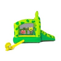 New Arrival Cheap Price Customized PVC Inflatable Green Frog Slide Manufacturer from China