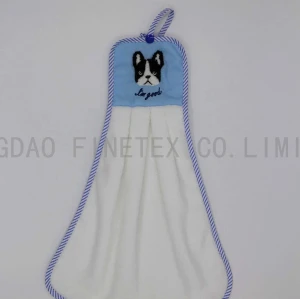 モコル刺繍ドレスタオル　フレンチブル