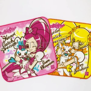 ネーム付ミニハンカチタオル　キャラクター