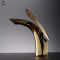 OUBAO Brass Bathroom Mixer Faucet Luxury Design Single Lever Gold