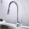 OUBAO Kitchen Sink Faucets Mixer Tap With Pull down Sprayer