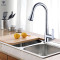 Wholesale Single Handle Chrome Kitchen Faucet with Pull Out Spray