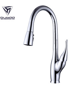OUBAO Kitchen Sink Faucet with Flexible Movable Multi-Function Spray