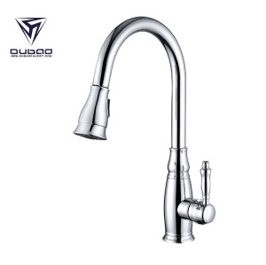 OUBAO Faucet One Handle Pull-Down Kitchen Faucet on stock