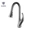 OUBAO Brushed Nickel Kitchen Faucet Best Pull Down Taps