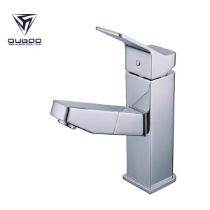 Chrome Polished Pull Out Laundray Bathroom Faucets