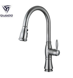 OUBAO Single Handle High Arc Kitchen Faucet CUPC and NSF61-9