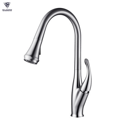 Modern Mixing Pull Down Pull Out Kitchen Faucet Hot And Cold Water