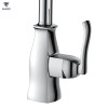 OUBAO Kitchen Faucet with Pull Out Sprayer and Brushed Nickel Spot Resist Free Stainless