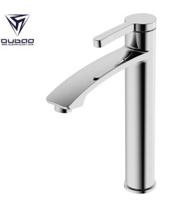 OUBAO Bathroom Basin Faucet Single lever Chrome Brass