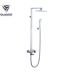 OUBAO High Quality Chrome Wall Mount Shower Faucet Set