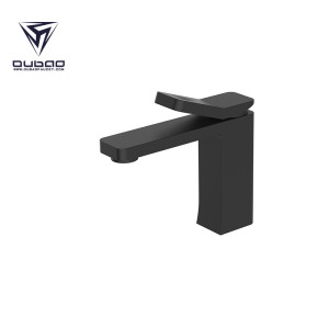 OUBAO Bathroom Basin Faucet Black Brass Washbasin