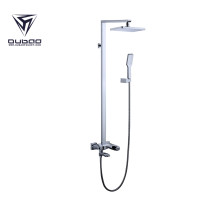 OUBAO Modern Wall Mounted Bathroom Shower Faucet Set