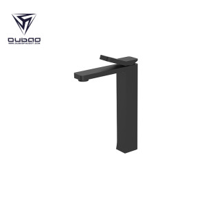 OUBAO Best Washbasin Faucet Black Brass For China KaiPing