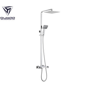 OUBAO Best Shower Faucet Set Wall Mount Hot and Cool Mixer