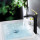 OUBAO Unique Single Handle Tall Body Wash Basin Faucet