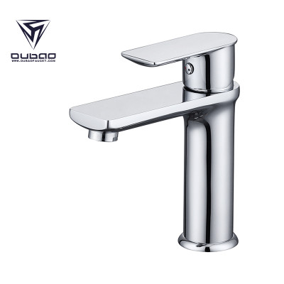 OUBAO Deck mounted Single handle Face bathroom Basin faucet