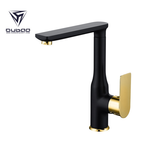 OUBAO Kitchen Faucet Gold And Black You'll Love in 2021