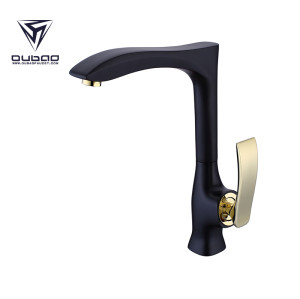 OUBAO Sanitary Ware Single Handle Kitchen Faucet For Sink