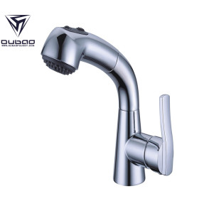 OUBAO Commercial Style Chrome Kitchen Faucet For Sink
