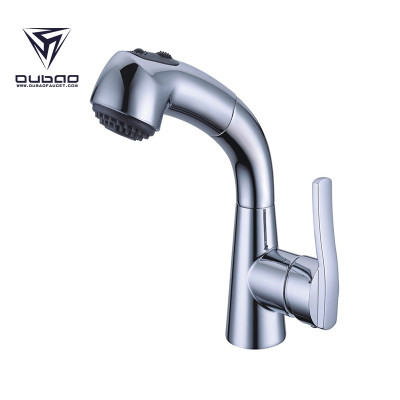 OUBAO Commercial Style Chrome Kitchen Faucet For Sink