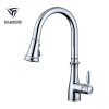 OUBAO Chrome Plating Commercial Kitchen Faucets With Sprayer