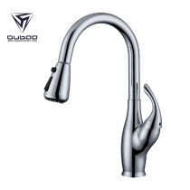 OUBAO Best Quality Chrome Pull down Kitchen Faucets with Purified Water