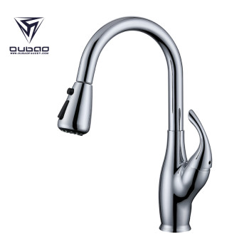 OUBAO Best Quality Chrome Pull down Kitchen Faucets with Purified Water