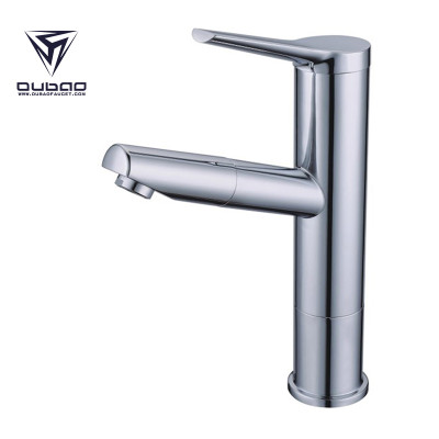 OUBAO Traditional Hot And Cold Bathroom Wash Basin Sink Taps