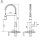 OUBAO Best Commercial Style Single Mixer Spring Kitchen Faucet
