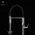 OUBAO Commercial long Spout Reach Kitchen Sink Faucet Shower Tap