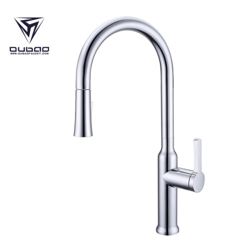 OUBAO Cool Kitchen Faucets High Arc Pull Down