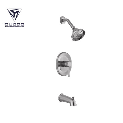 OUBAO Best Single Lever Bathroom Hot and Cold Shower Faucets