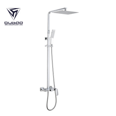 OUBAO Modern Wall Mounted Hot and Cold Rainfall Shower Head