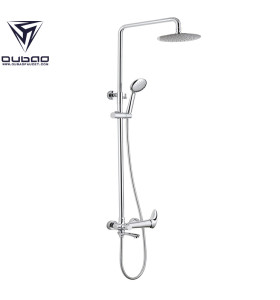 OUBAO Modern Wall Mount Thermostatic Rain Shower Faucet