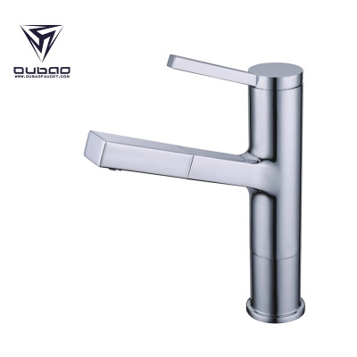 OUBAO Single Hole Single Handle Bathroom Basin Faucet