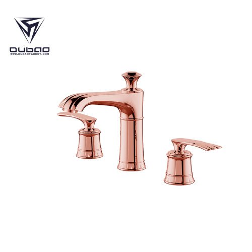 Chrome Polished Vintage Widespread Vanity Faucet 3 Piece 3 Hole