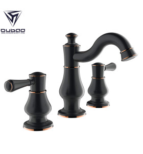 Victorian Style Oil Rubbed Bronze Bathroom Sink Tap